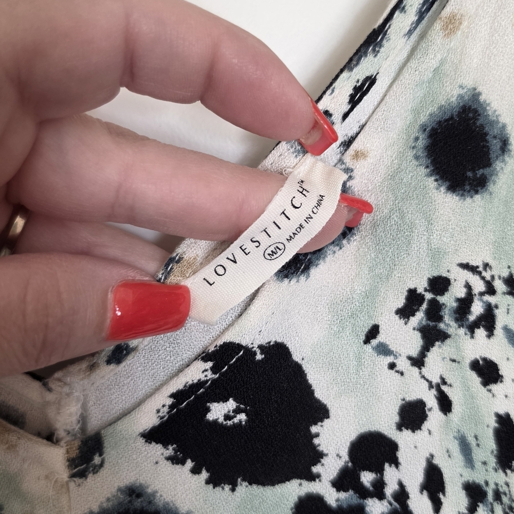 lovestitch Blue & White Floral Slip Maxi Dress - Picture 2 of 4